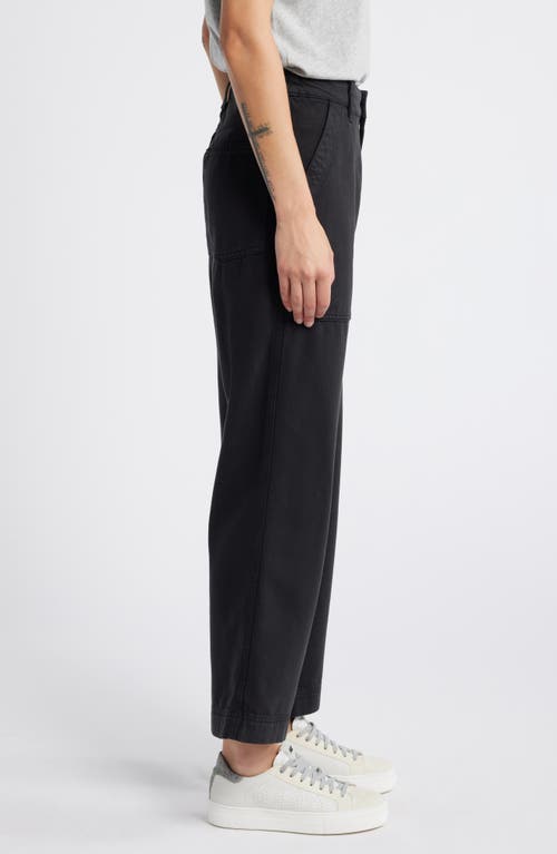 Shop Treasure & Bond Cotton Blend Utility Pants In Black