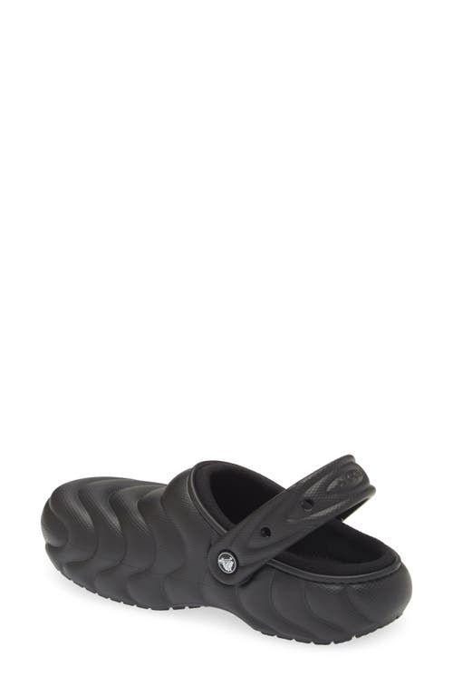 Shop Crocs Classic Lined Clog In Black