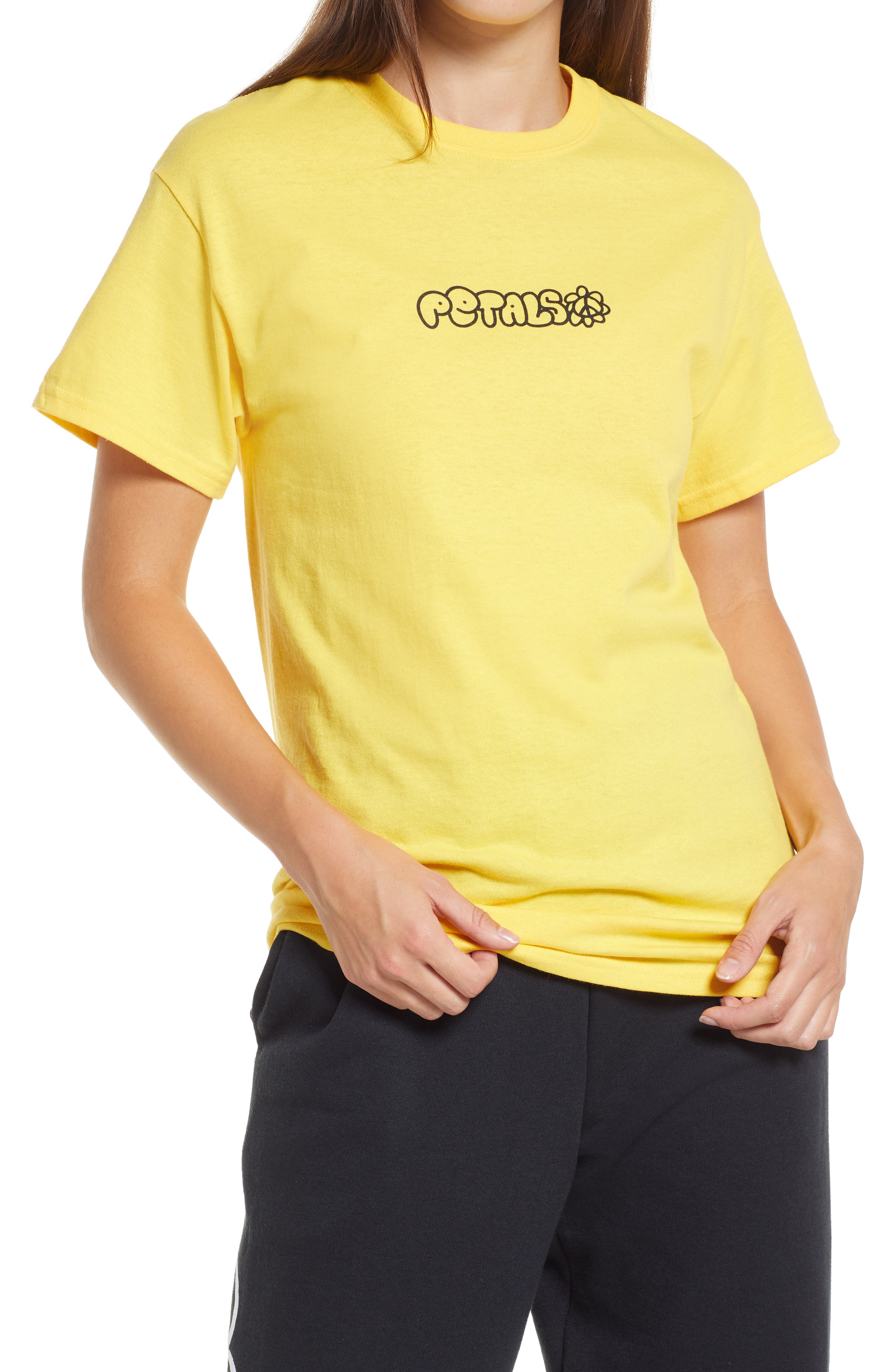 yellow tshirt