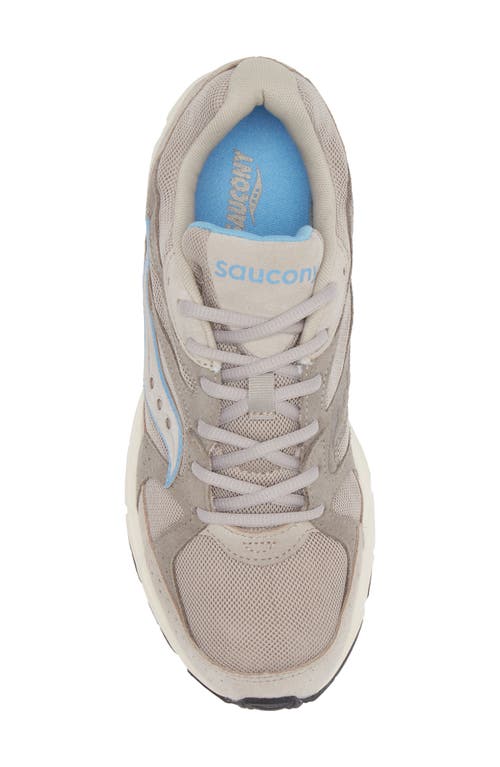 Shop Saucony Grid Ride Millennium Sneaker In Grey/off White