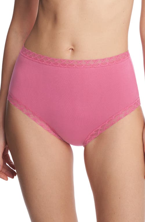 Bliss Stretch Cotton Full Briefs in Tulip Pink