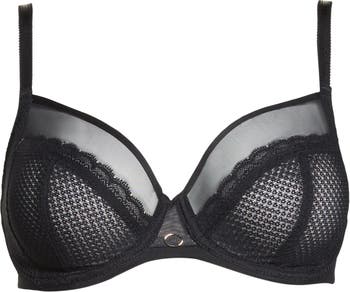 Chantelle Parisian Allure Covering Underwired Bra, Black at John Lewis &  Partners
