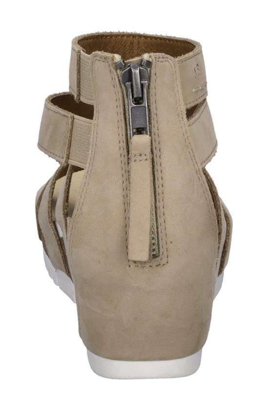 Shop Josef Seibel Quinn 05 Ankle Strap Wedge Sandal In Beige