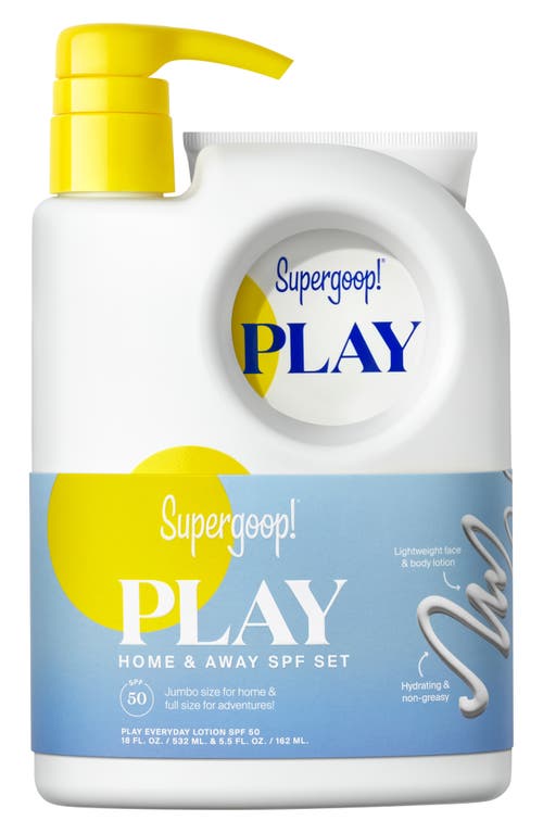 Supergoop !® Play Everyday Lotion Spf 50 Home & Away Sunscreen Set (nordstrom Exclusive) $104 Value In No Color
