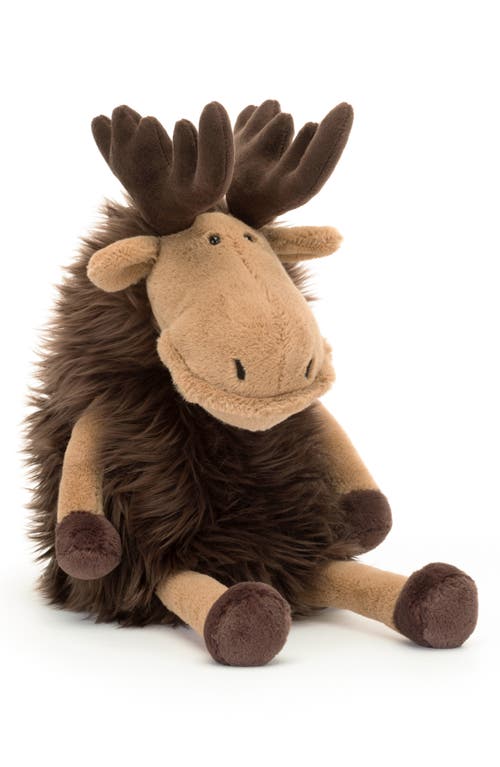 Jellycat Merrick Moose Stuffed Animal in Brown 