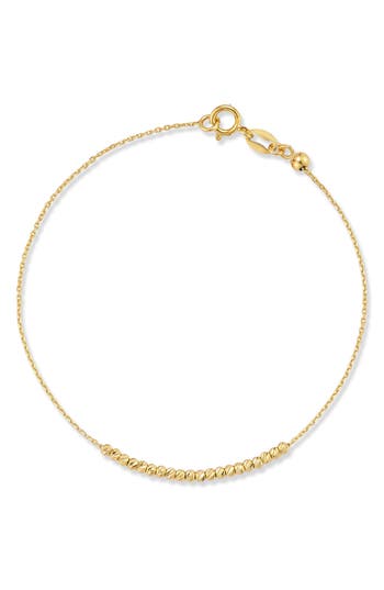 Ember Fine Jewelry 14k Gold Beaded Ball Bracelet In Gold