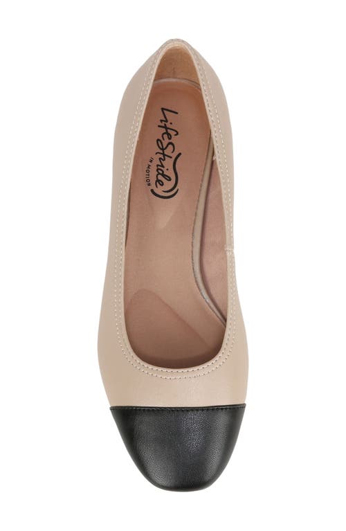 Shop Lifestride Cameo Flat In Black/tender Taupe-dm