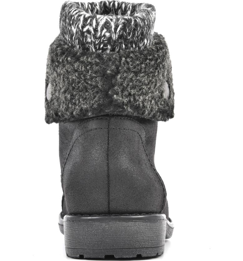 CLIFFS BY WHITE MOUNTAIN Duena Faux Shearling Lined Lace-Up Boot (Women ...