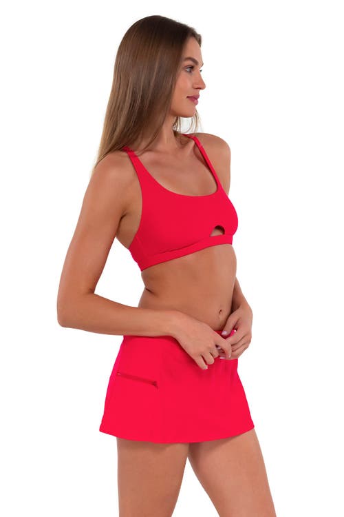 SUNSETS SUNSETS SPORTY SWIM SKIRT BOTTOMS