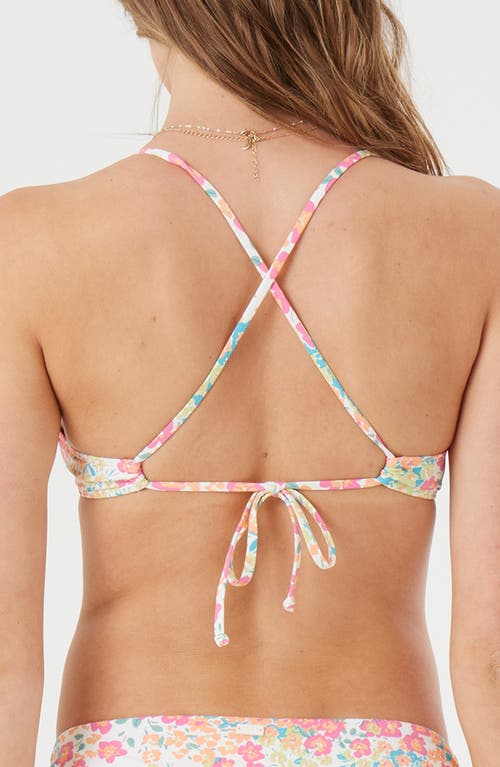 Shop Roxy Classics Strappy Bikini Top In Playa Amor