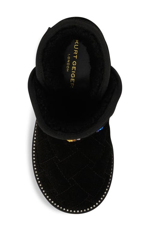 Kurt Geiger S' Mini Orson Suede Ankle Boots Blac In Black