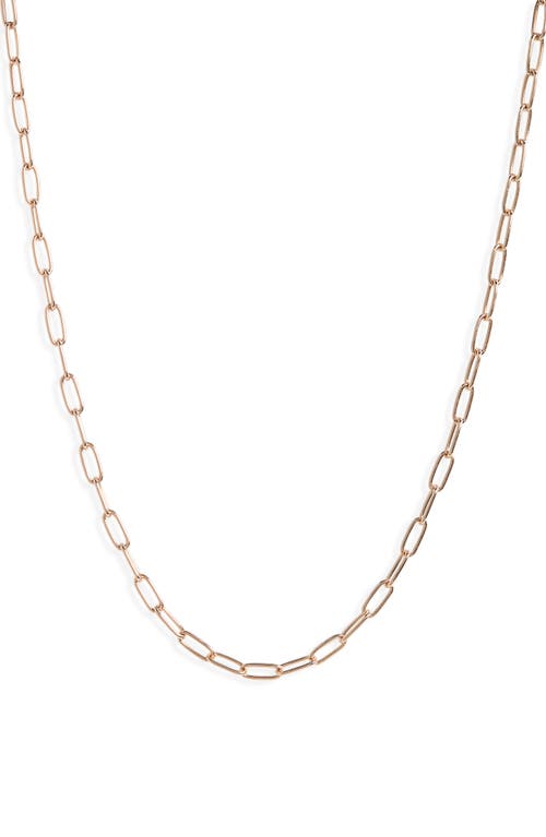 Nordstrom Delicate Paperclip Chain Necklace in Gold at Nordstrom