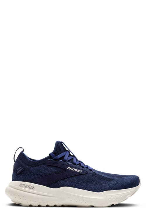 Shop Brooks Glycerin Stealthfit 21 Running Shoe In Peacoat/blueprint/onyx