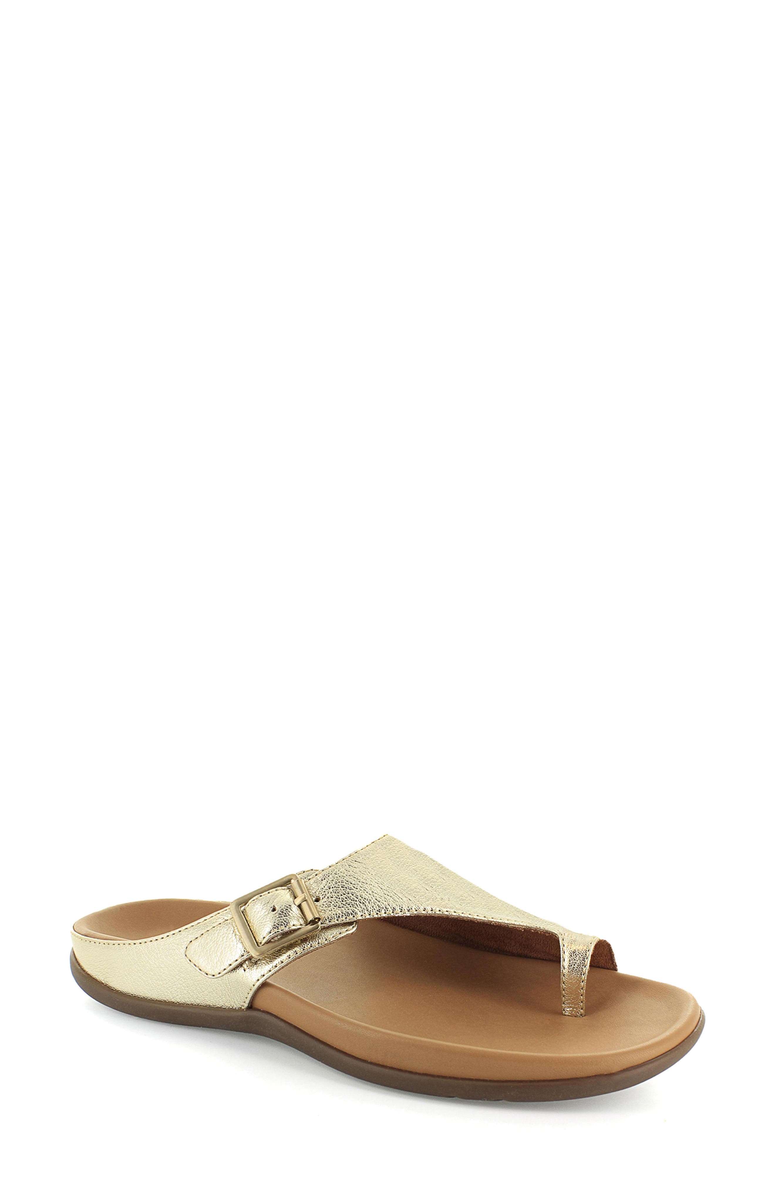 gold flat sandals nordstrom