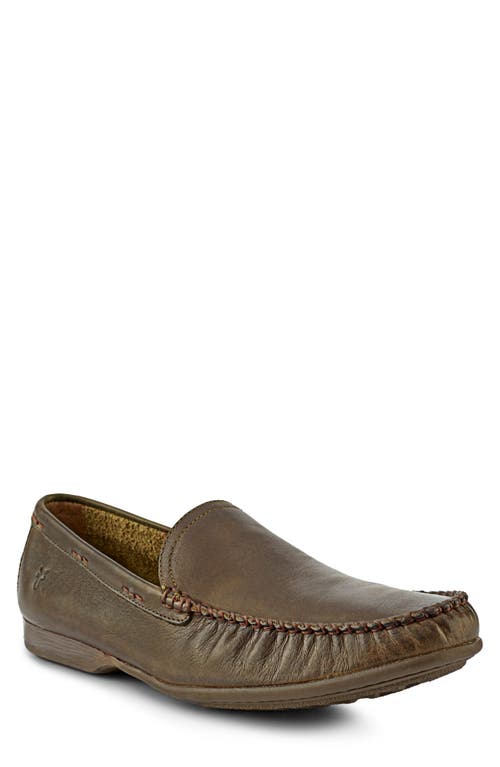 Lewis Venetian Loafer in Olive Avalon