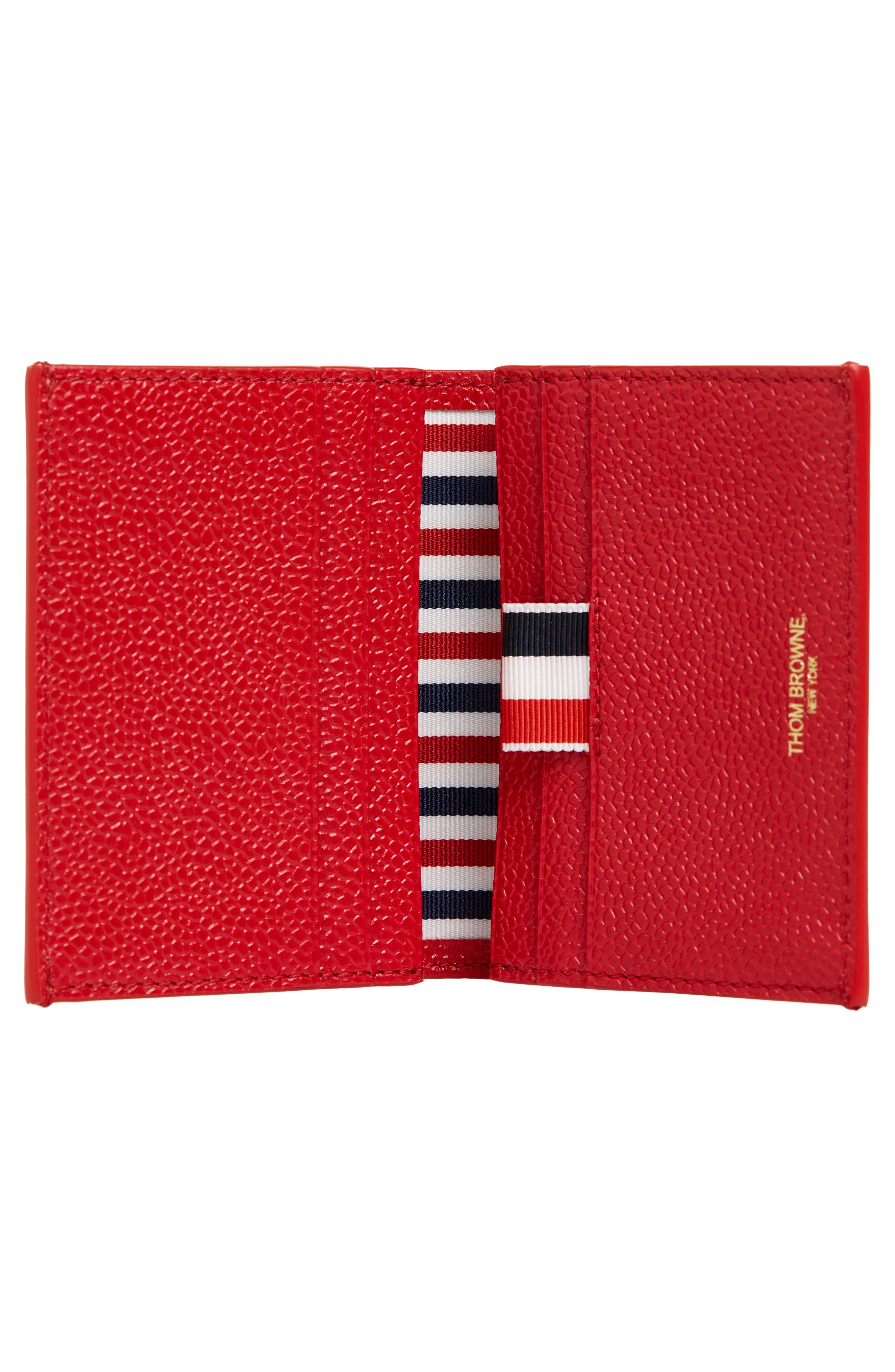 Thom Browne Anchor Leather Bifold Card Holder Nordstrom