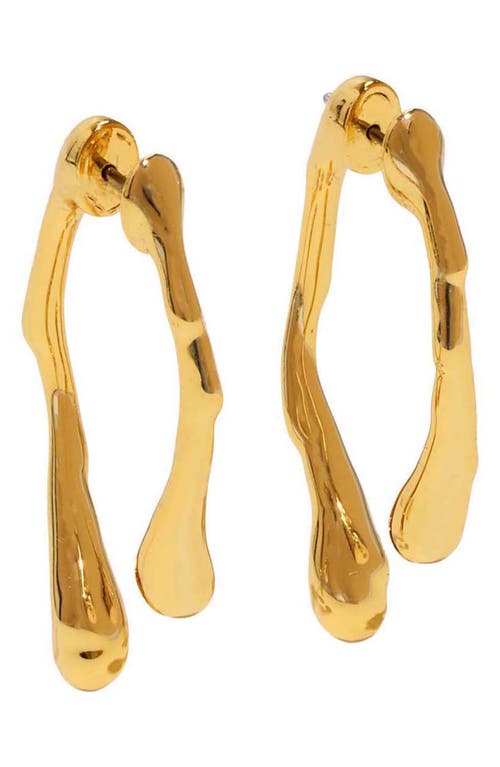 Alexis Bittar Drippy Ear Jackets in Yellow Gold at Nordstrom