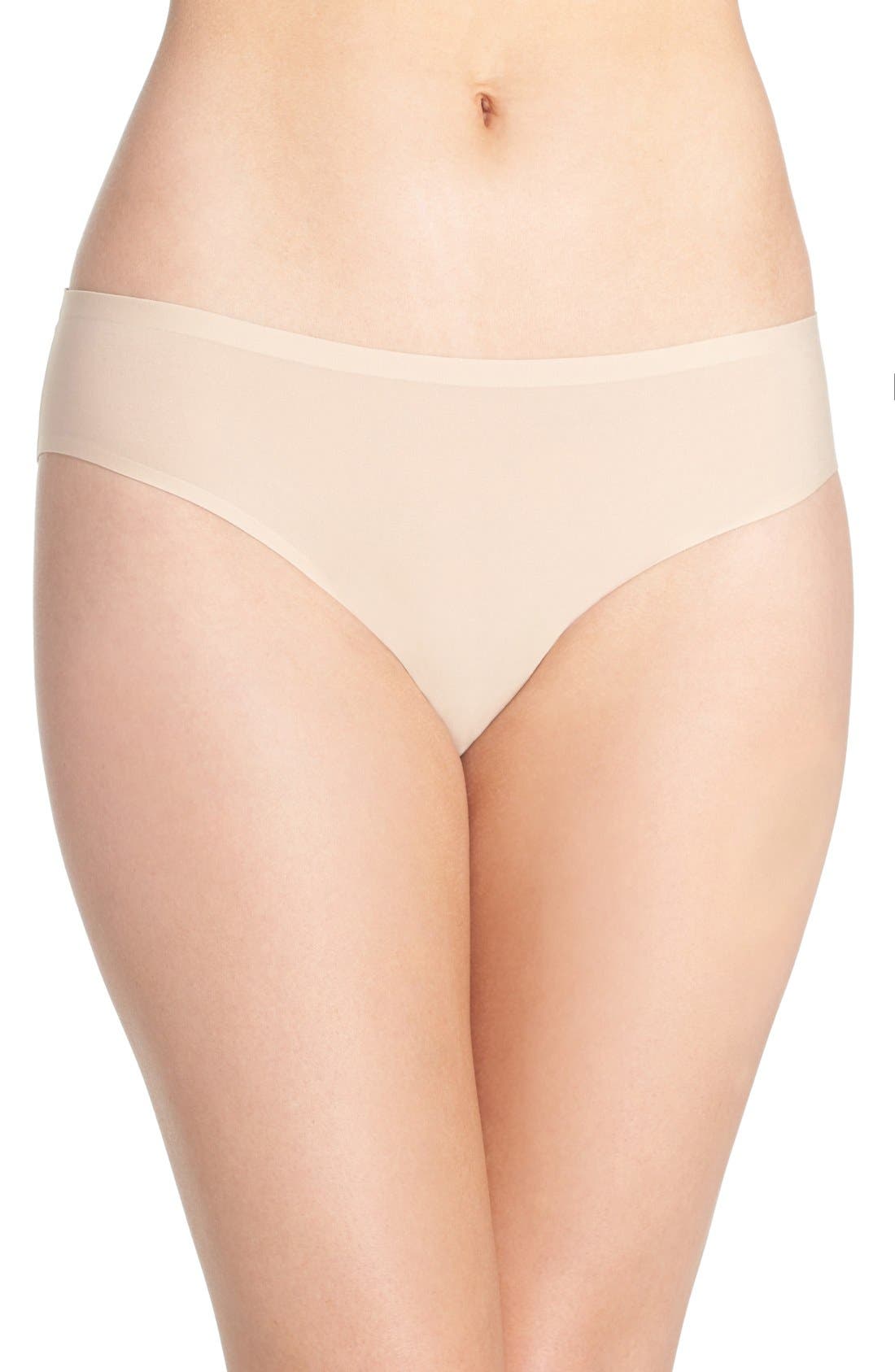 Click to view more detailed imagery on our partner's website Chantelle 3-pack Soft Stretch One Size Seamless Hipster Underwear 1004, Online Only In Ultra Nude