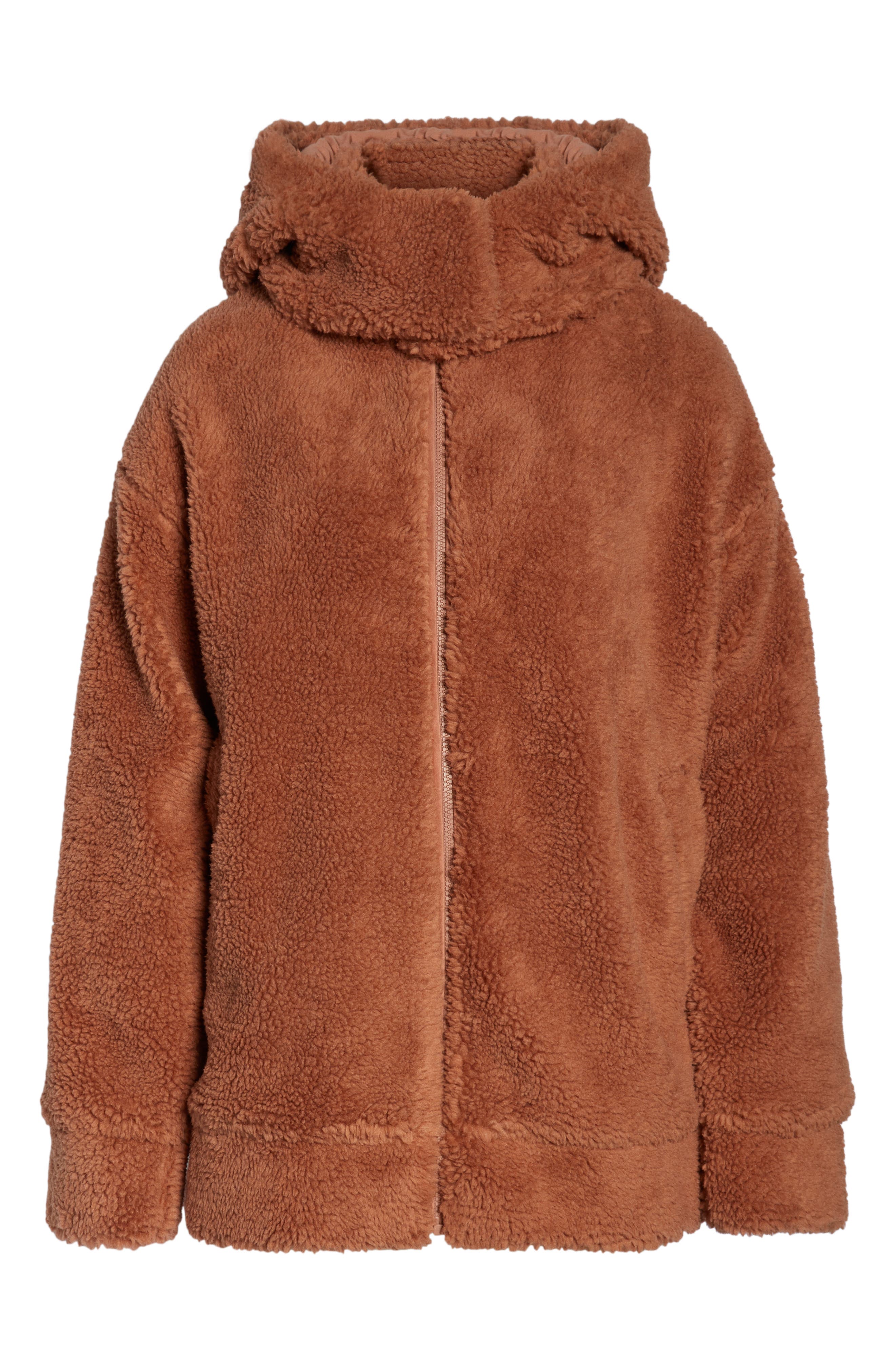 alo norte faux fur coat