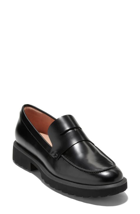 Geneva Platform Penny Loafer (Women)