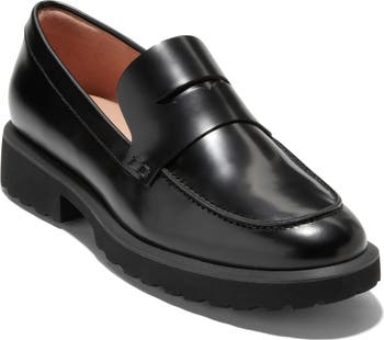 Geneva Platform Penny Loafer