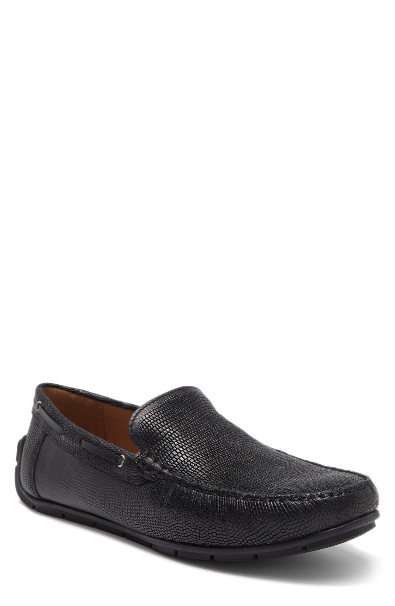 Bacco Bucci Marshal Leather Loafer In Black | ModeSens