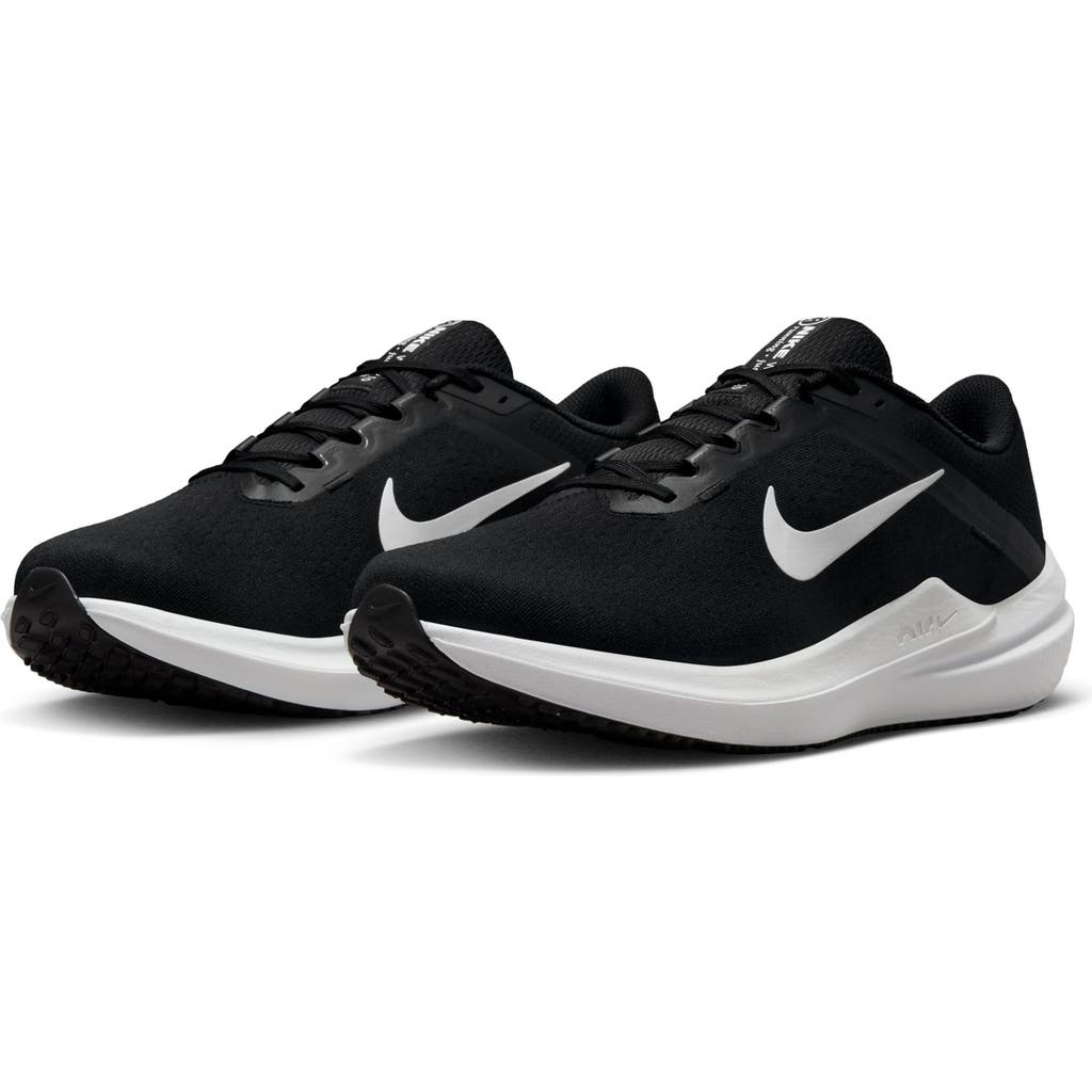 Shop Nike Air Winflo 10 Running Shoe In Black/white/black