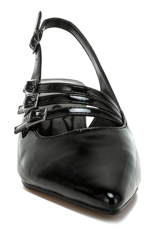 Rag & Co Kanebei Slingback Pump In Black