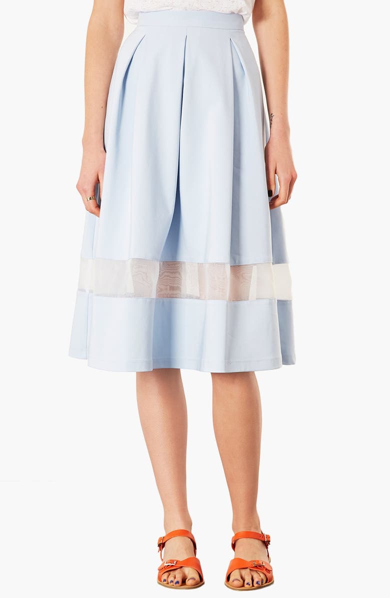 Topshop Organza Stripe Skirt | Nordstrom