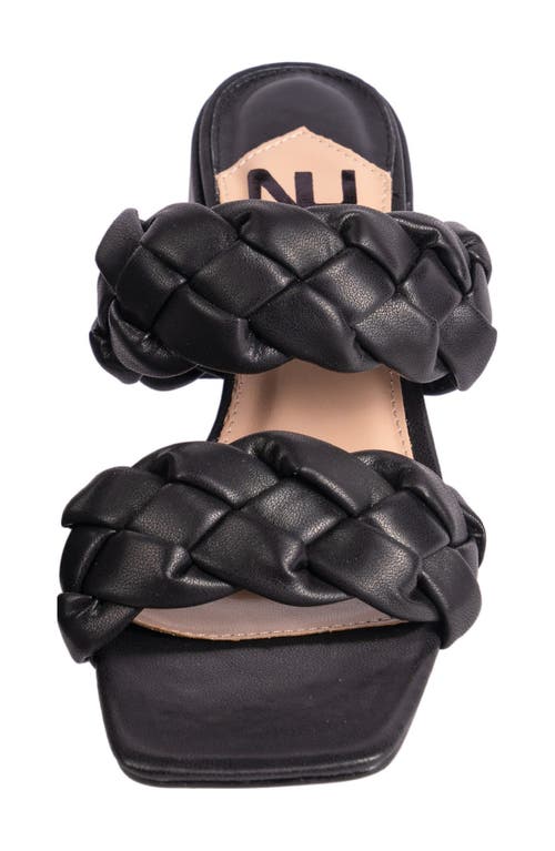 Ninety Union Twist Slide Sandal In Black
