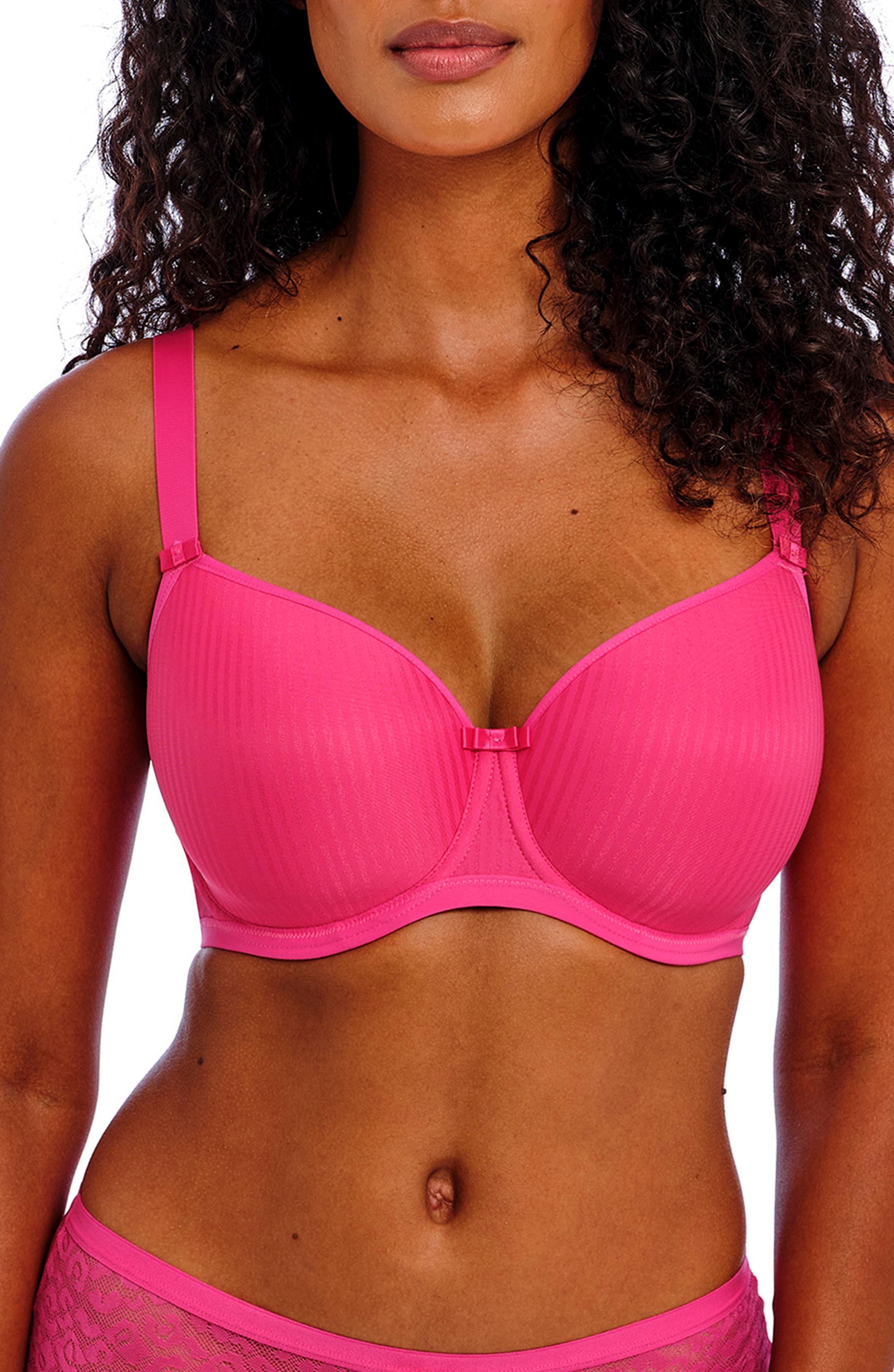 Freya Idol Underwire Balconette Bra in Hot Pink 