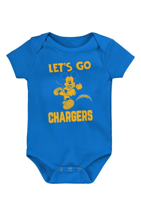 x Disney Mickey Mouse Countdown Los Angeles Chargers Cotton Bodysuit (Baby)