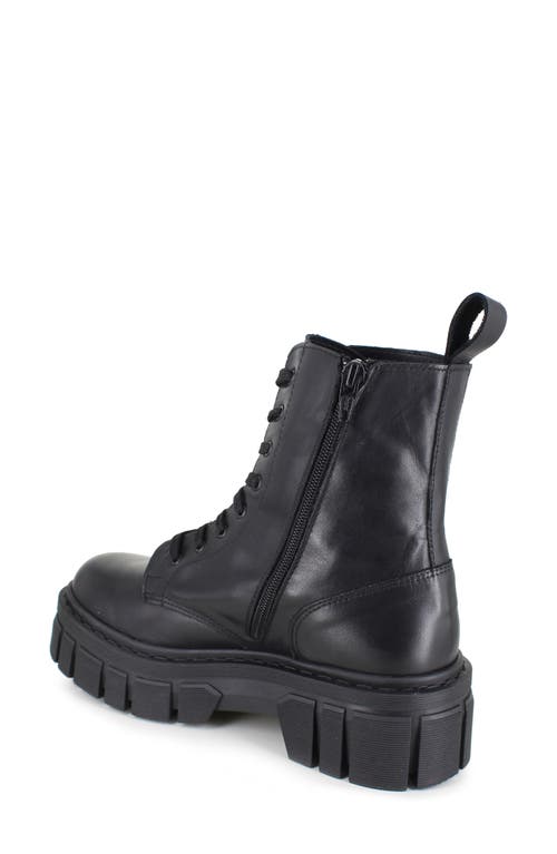 Ziginy Toniah Lug Sole Bootie In Black
