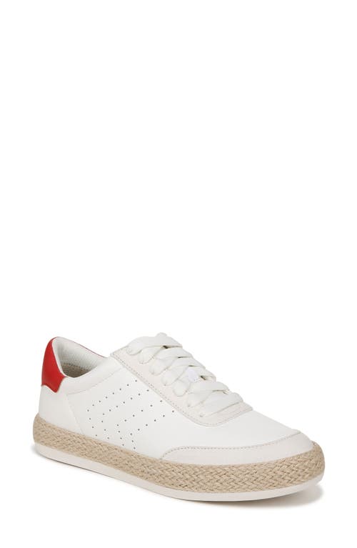 Shop Dr. Scholl's Madison Slip-on Sneaker In White/red