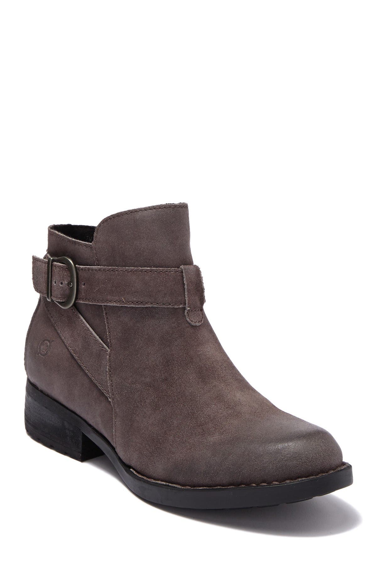 born joly tall suede double buckle strap boots