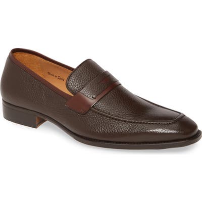 Mezlan Elche Penny Loafer, Brown