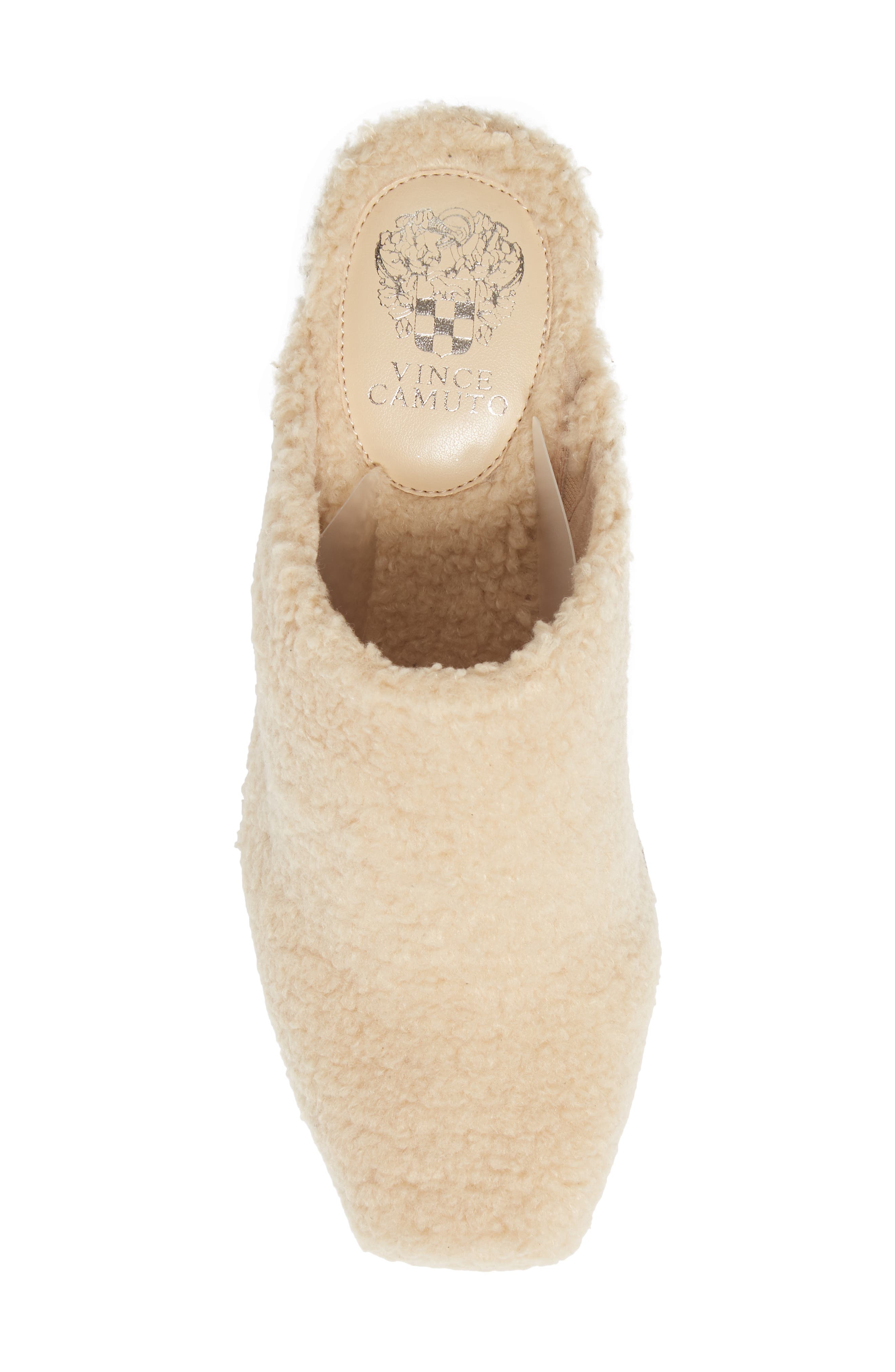 rimindel faux shearling platform mule vince camuto