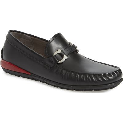 Salvatore Ferragamo Tasby Driving Shoe, M/W - Black