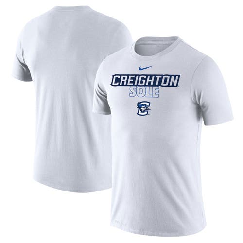 Nike White Creighton Bluejays 2023 On Court Bench T-Shirt