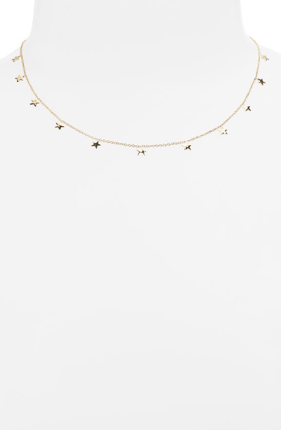 Shop L'atelier Nawbar Stars Charm Choker Necklace In Gold