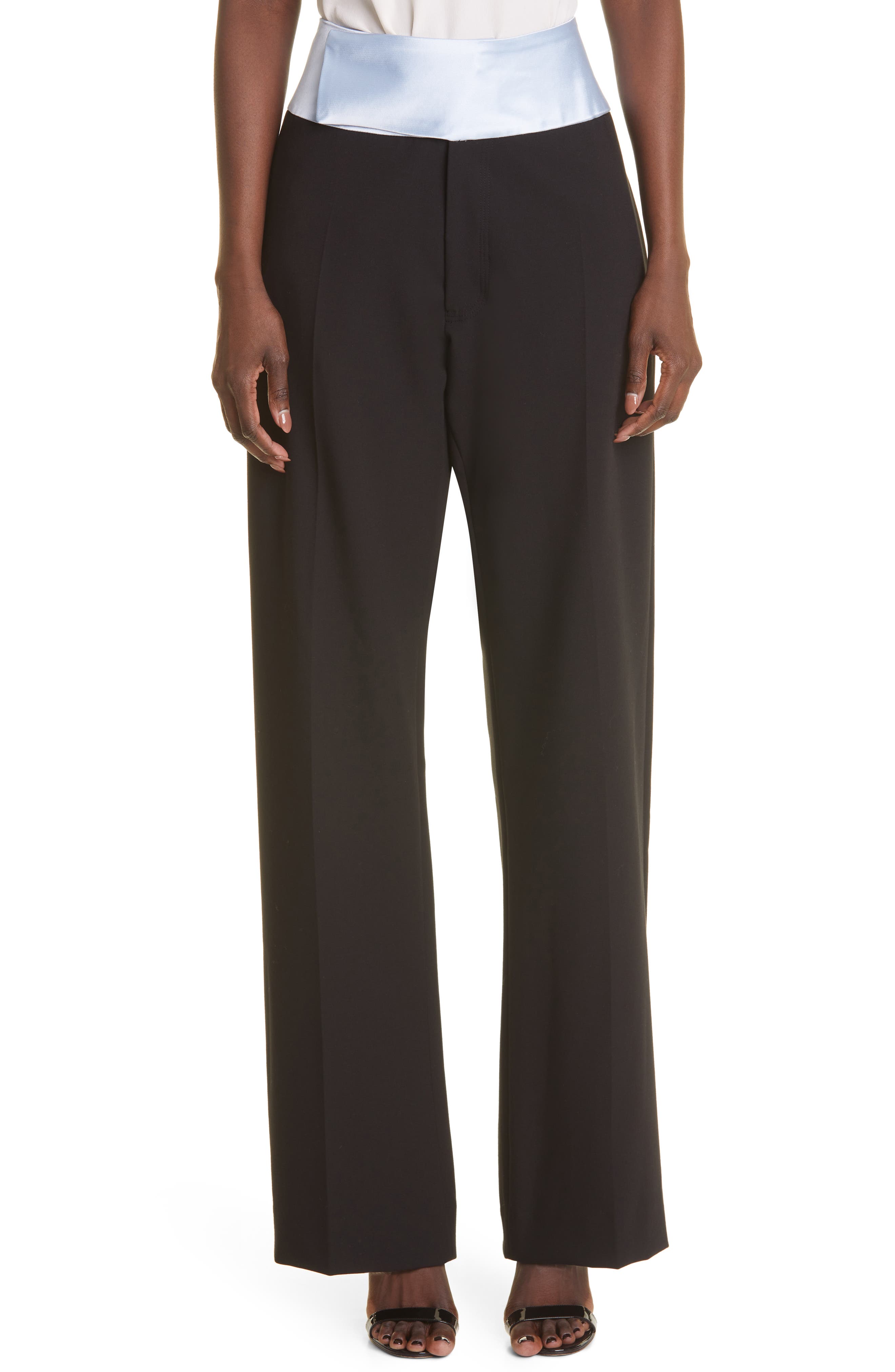 Maximilian Davis Satin Waist Pants 