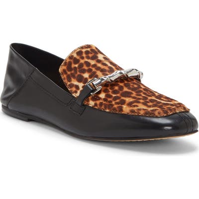Vince Camuto Perenna Convertible Genuine Calf Hair Loafer, Black