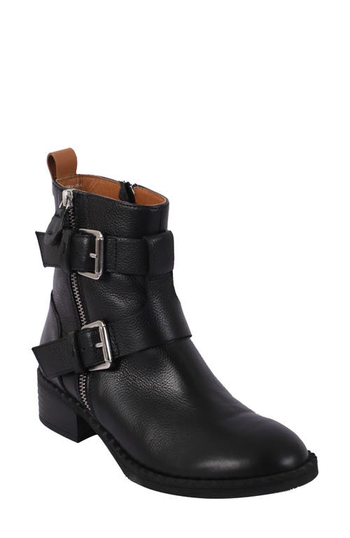GENTLE SOULS BY KENNETH COLE Brena Moto Boot Black Leather at Nordstrom,