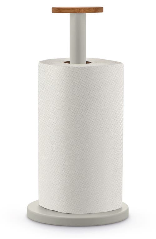 Shop Alessi Mattina Paper Towel Roll Holder In Warm Gray