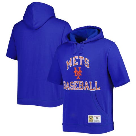 New York Mets Big & Tall Colorblock Full-Snap Jersey - WhiteRoyal