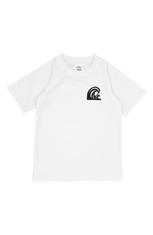 Feather 4 Arrow the Barrel Short Sleeve Rashguard White at Nordstrom,