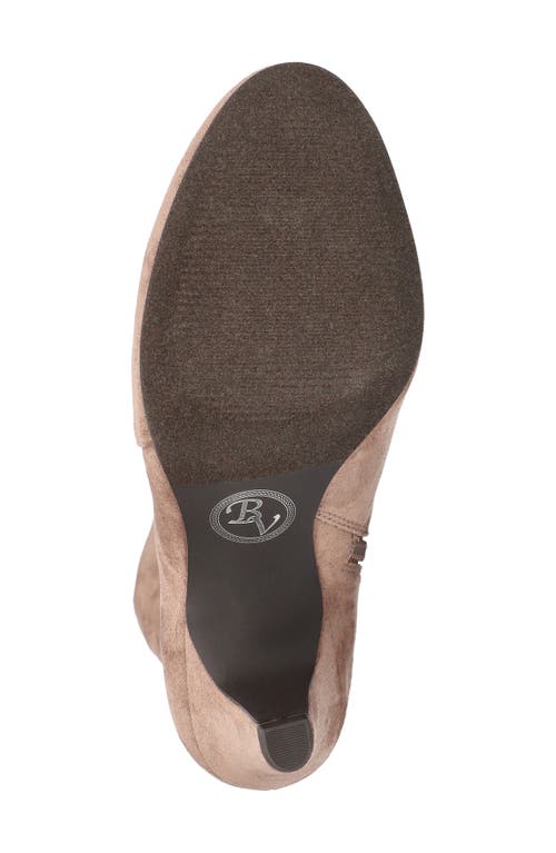 Bella Vita Rima Knee High Boot In Taupe Suede