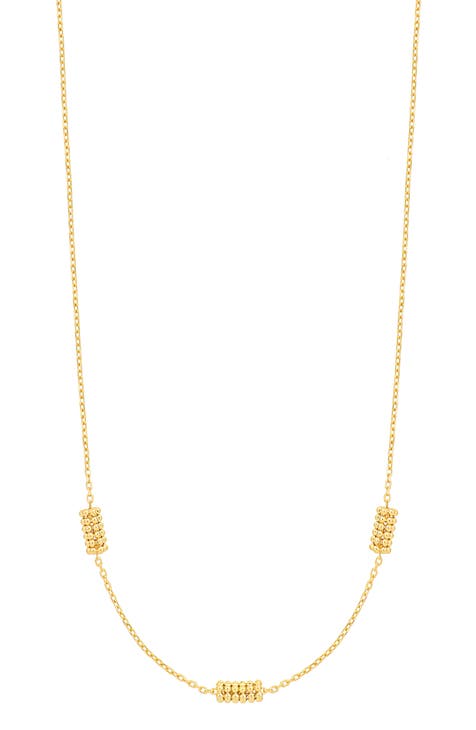 14K Gold Bead Cluster Necklace (Nordstrom Exclusive)