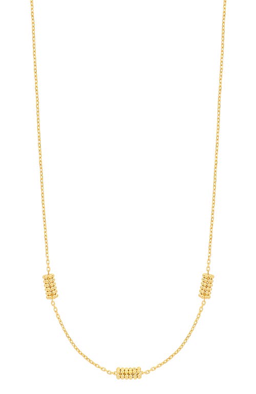 Bony Levy 14K Gold Bead Cluster Necklace in 14K Yellow Gold at Nordstrom, Size 18