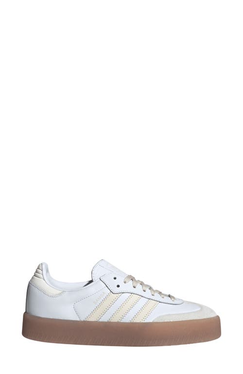 Shop Adidas Originals Adidas Sambae Sneaker In White/wonder/off White